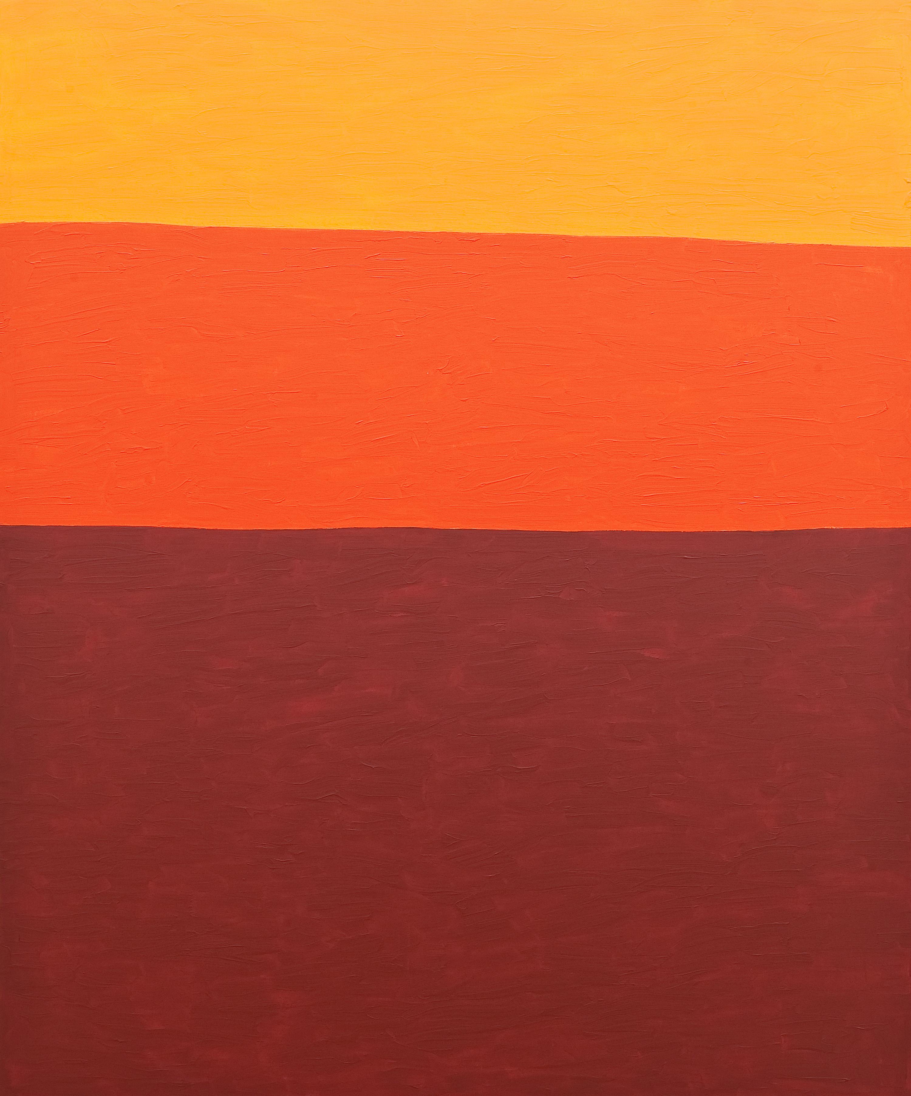 Amarillo, naranja y rojo