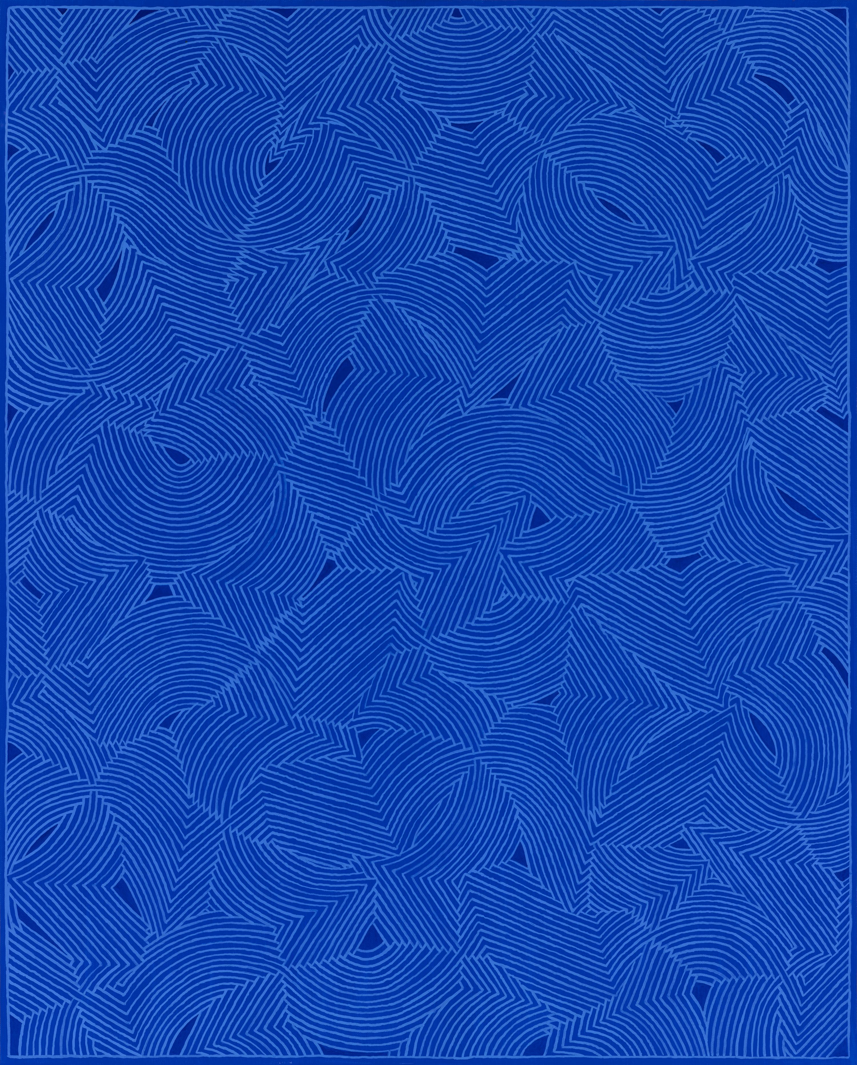 Entrecruzados azules