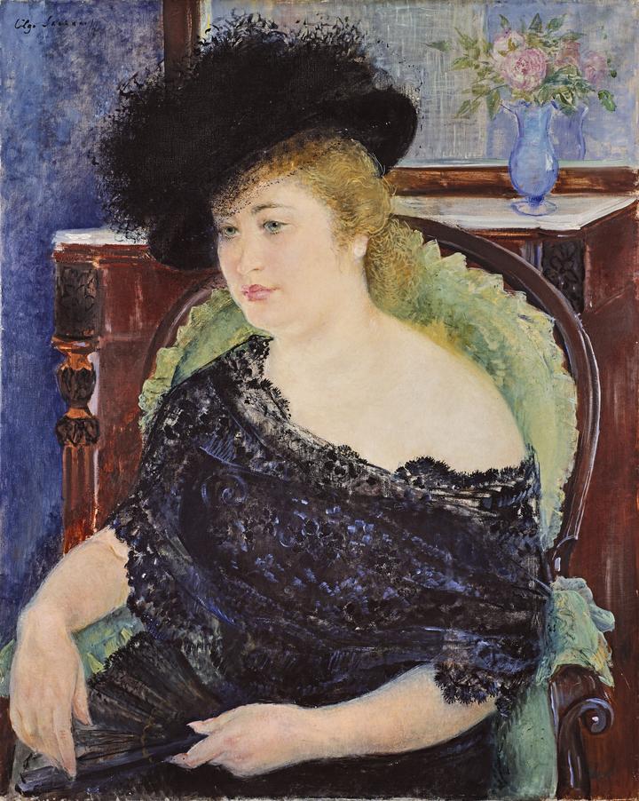 Olga Sacharoff, Portrait of Señora Cañas (1950) 