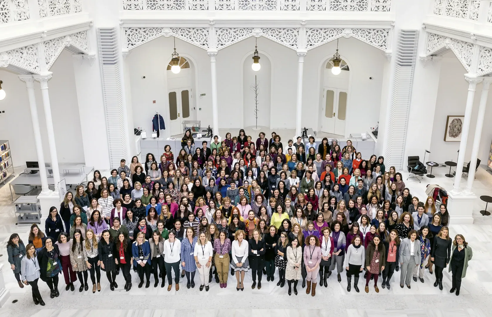 Día Internacional de la Mujer en el Banco de España. 2020. Fotógrafo: Daniel Santamaría. Imagen digital.